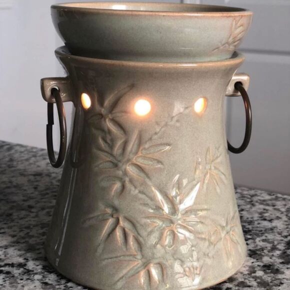 Scentsy 'Bamboo Tali' Full Size Warmer - Retired - Picture 1 of 4